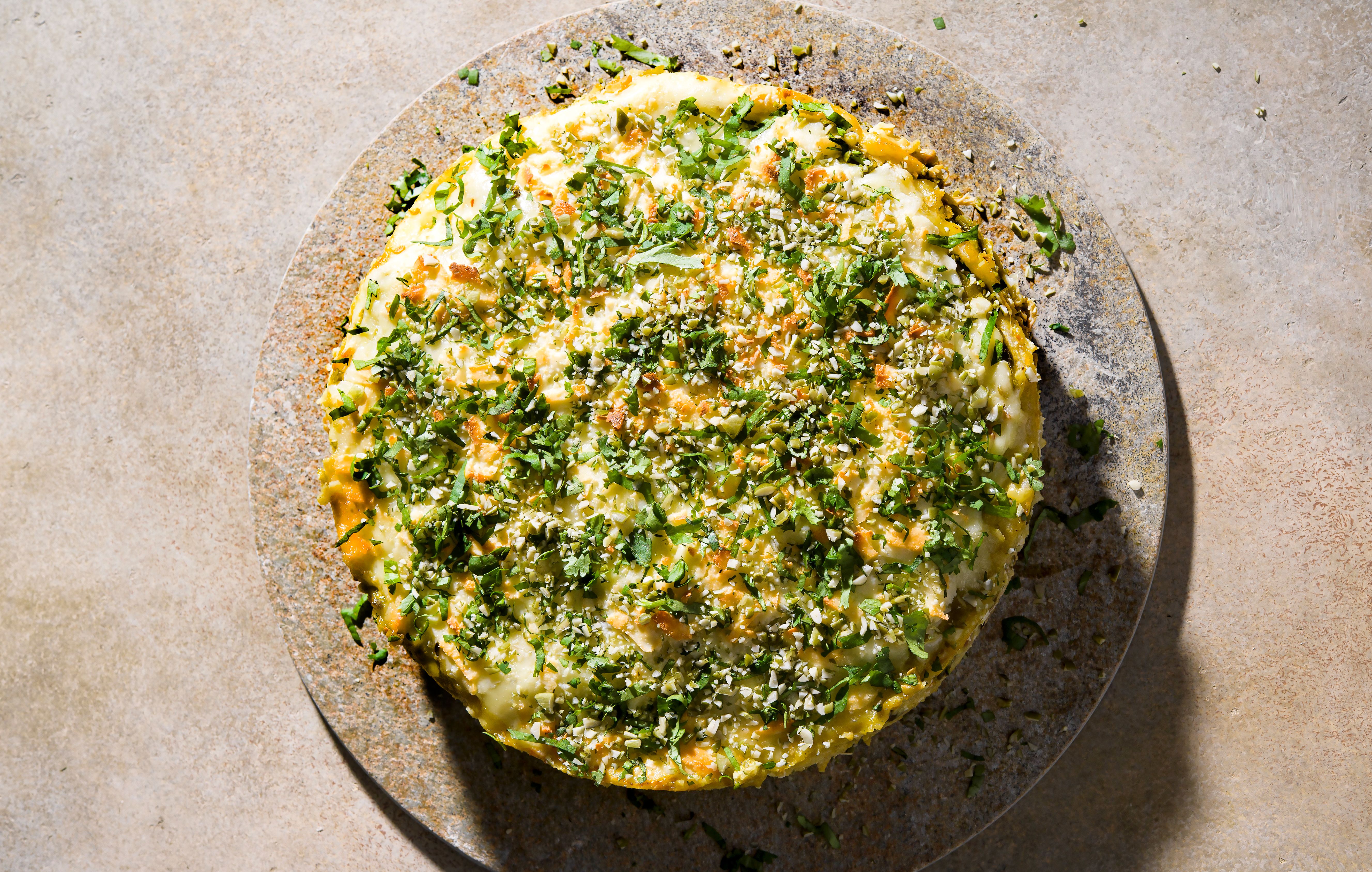 Chicken, Salsa Verde and Tortilla Casserole (Pastel Azteca ...