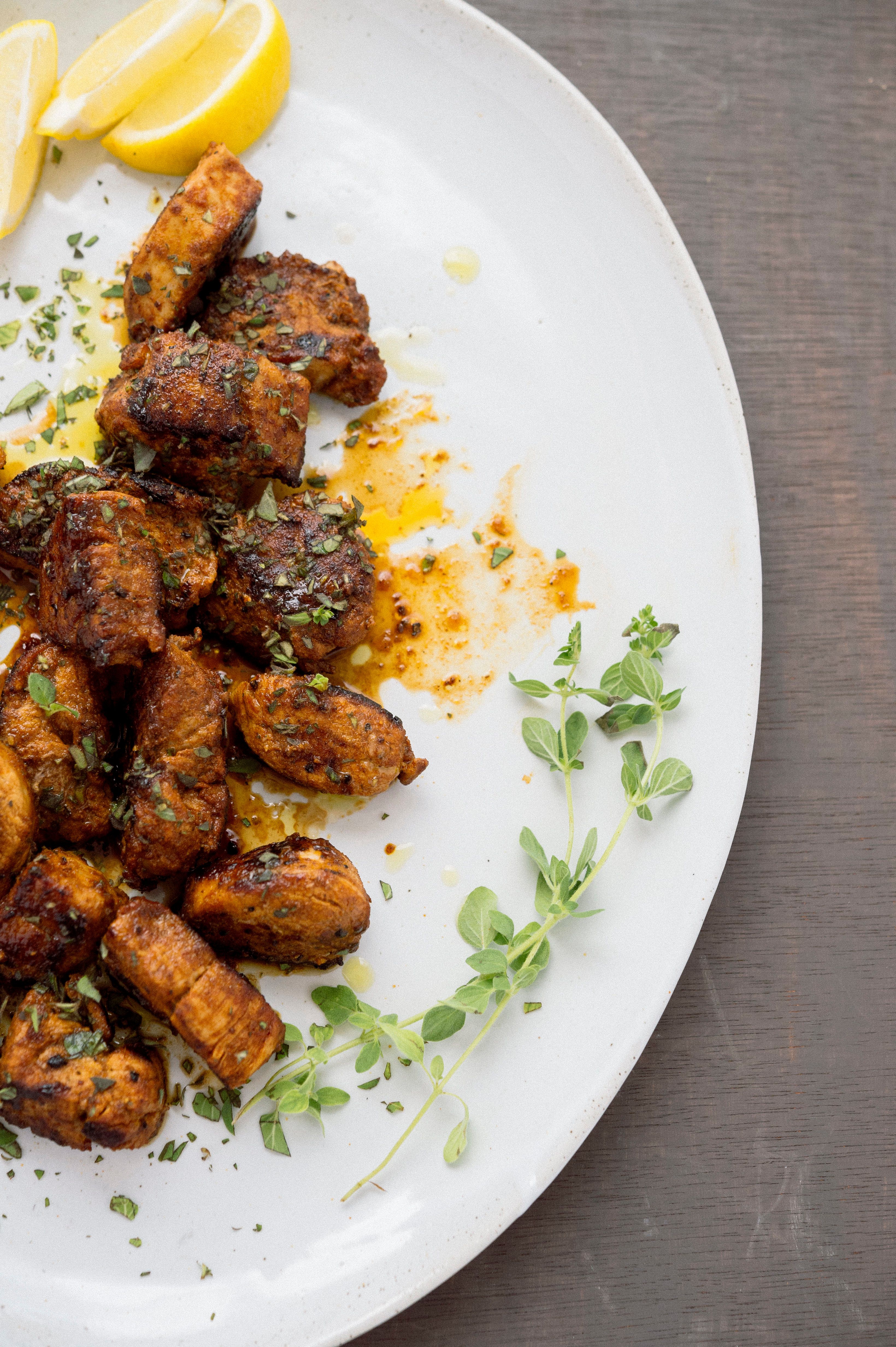 Spice-Crusted Pork Tenderloin Bites (Pinchos Morunos) | Christopher Kimball’s Milk Street | Recipes,