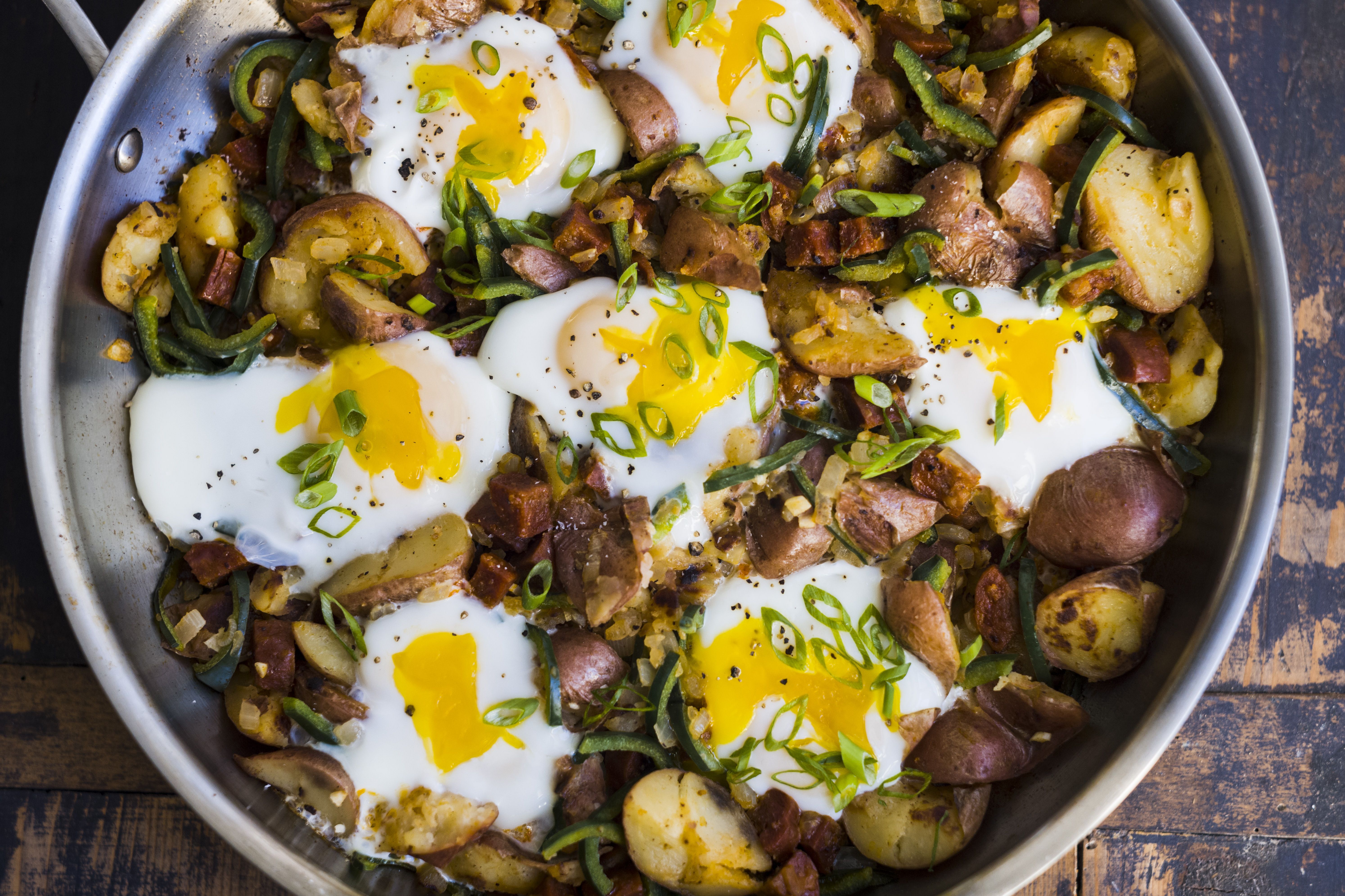 Spanish Eggs and Potatoes (Huevos Rotos) | Christopher Kimball’s Milk Street | Recipes, TV and Cooki