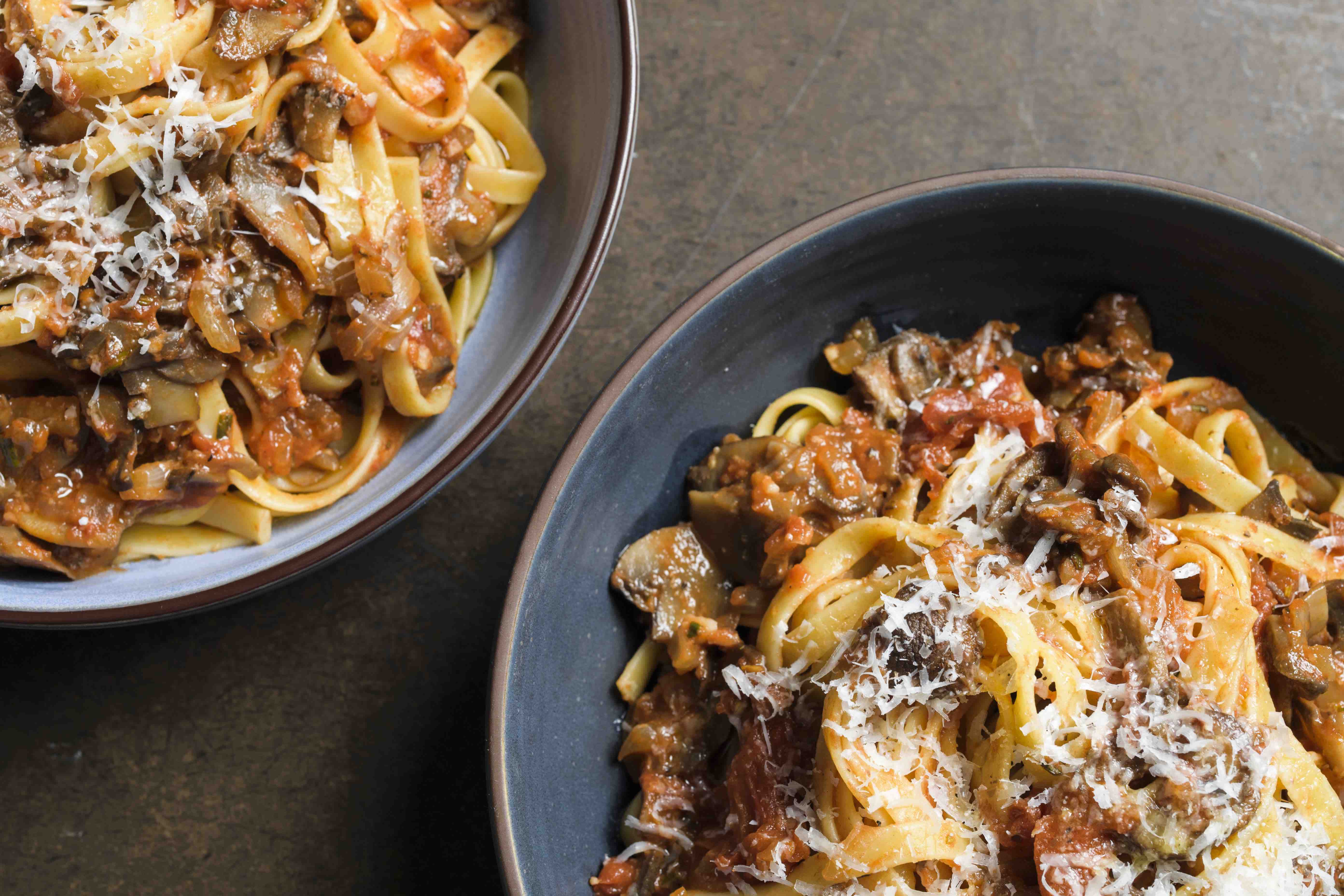 Fettuccine with Mushroom and Tomato Ragù | Christopher Kimball’s Milk ...