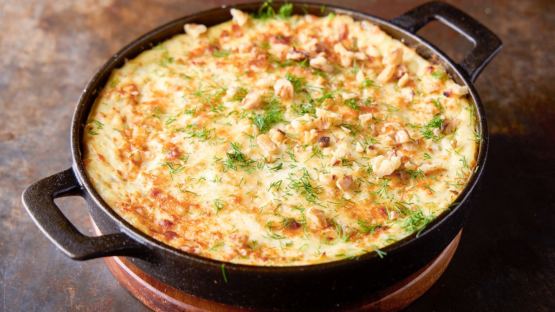 Baked Ricotta with Sautéed Leek, Walnuts and Dill | Christopher Kimball ...