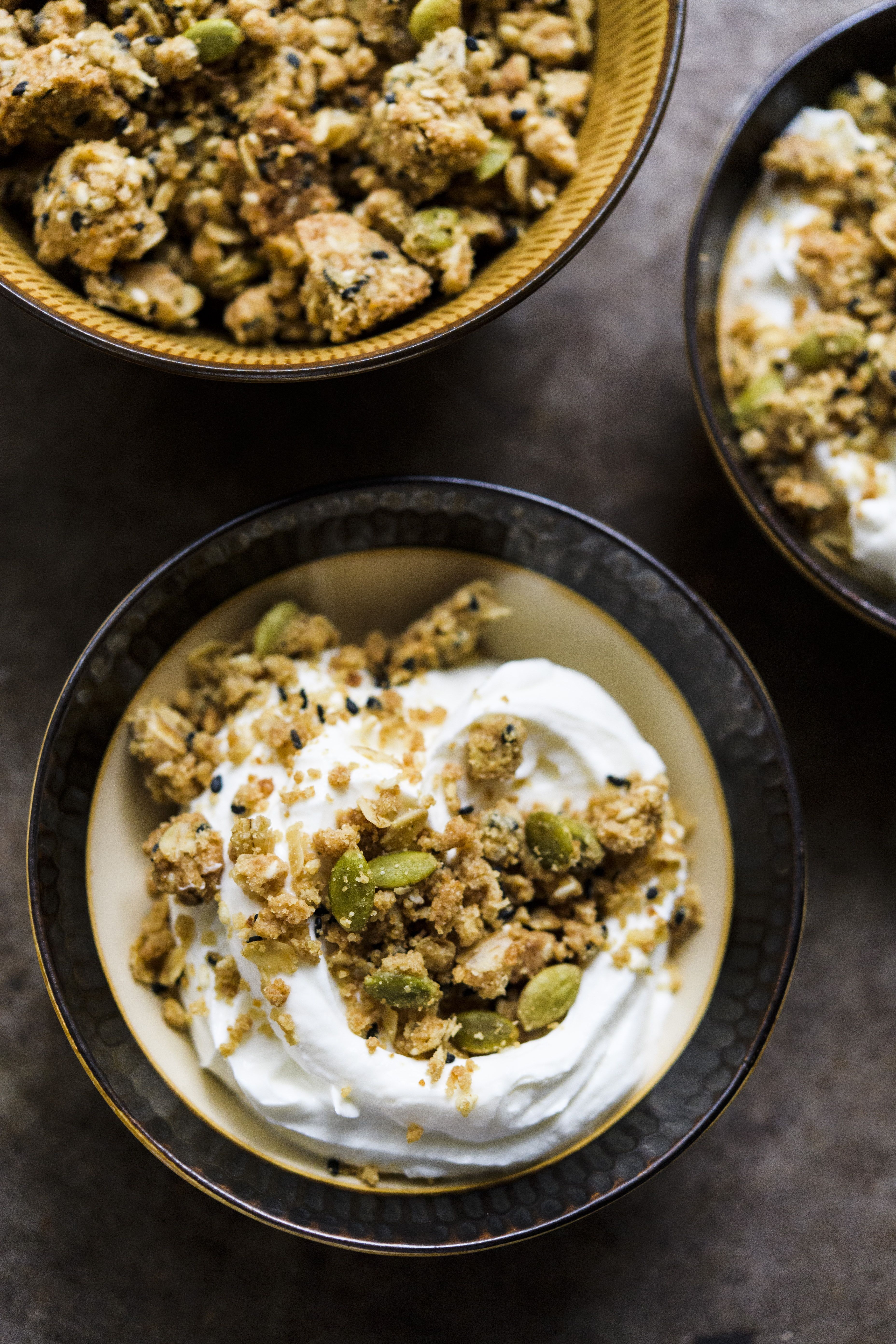 Sesame-Oat Crumble