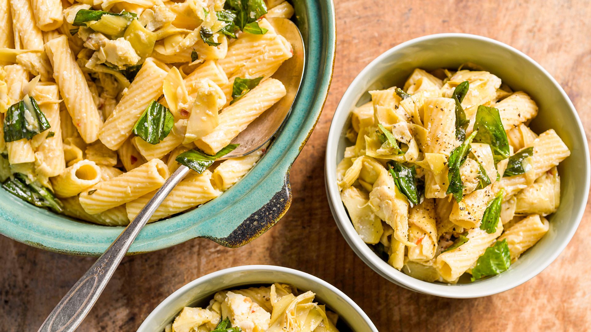 Rigatoni with Artichokes, Basil and Pecorino | Christopher Kimball’s ...