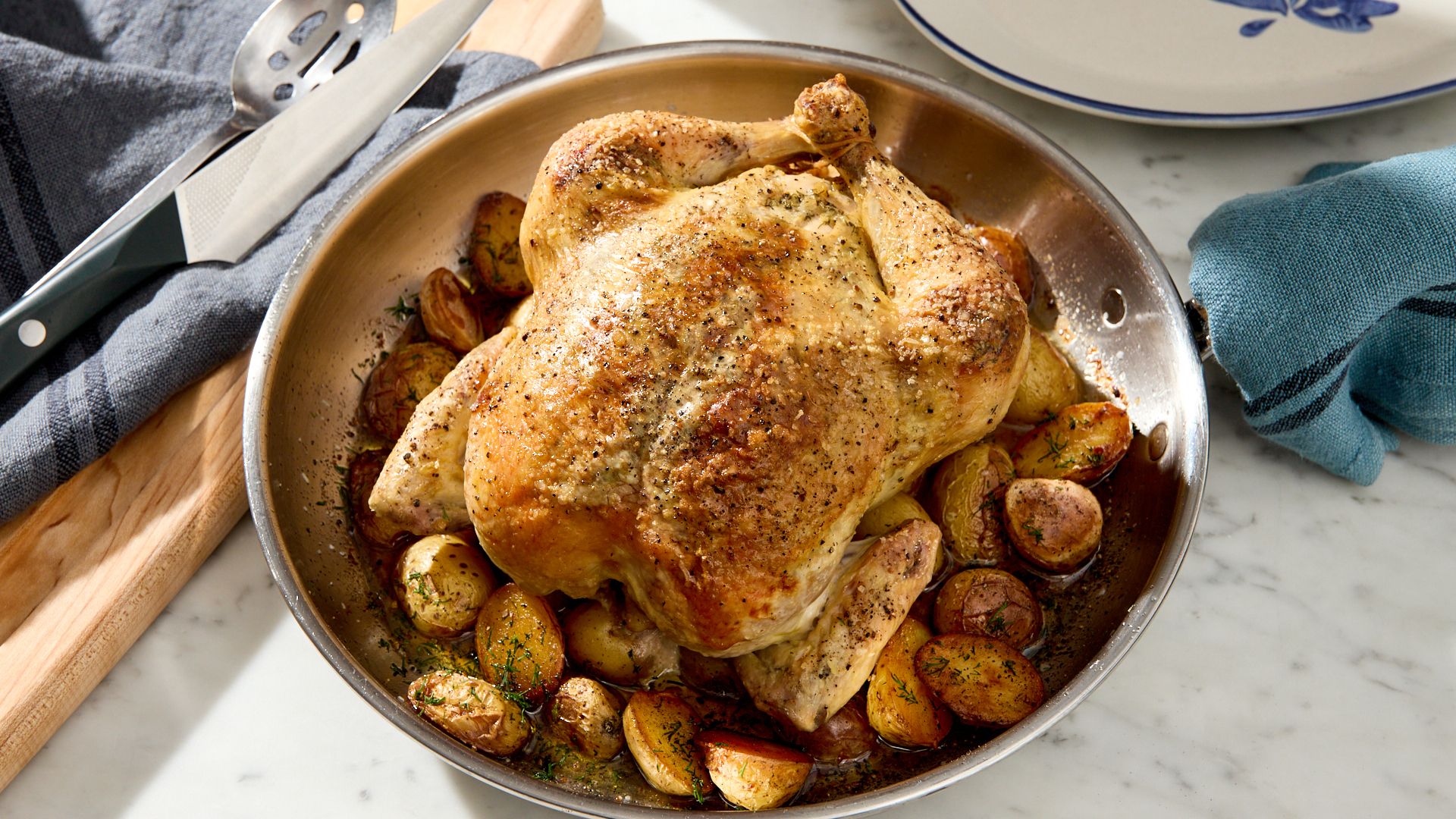 Preserved-Lemon Roasted Chicken and Potatoes