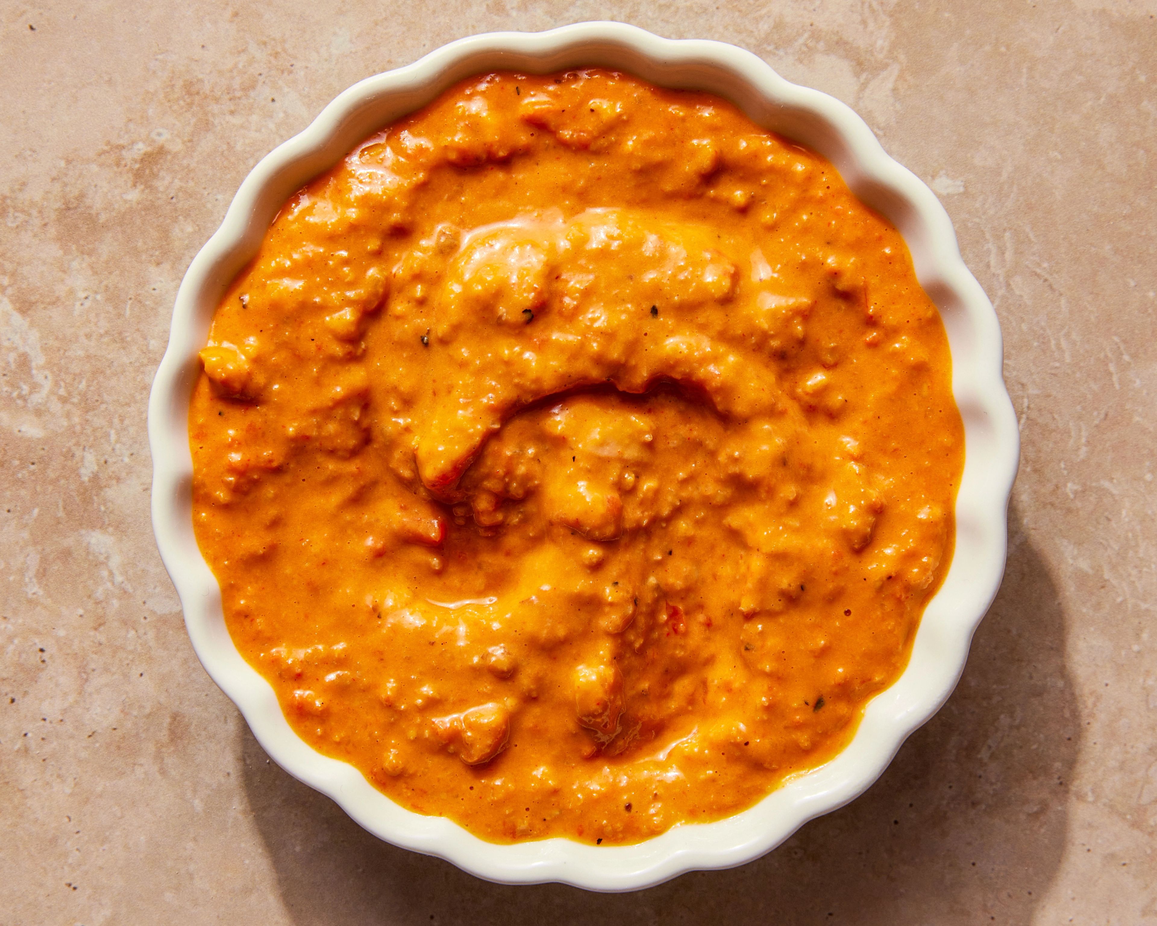Smoky Roasted Pepper Sauce with Almonds and Sherry Vinegar