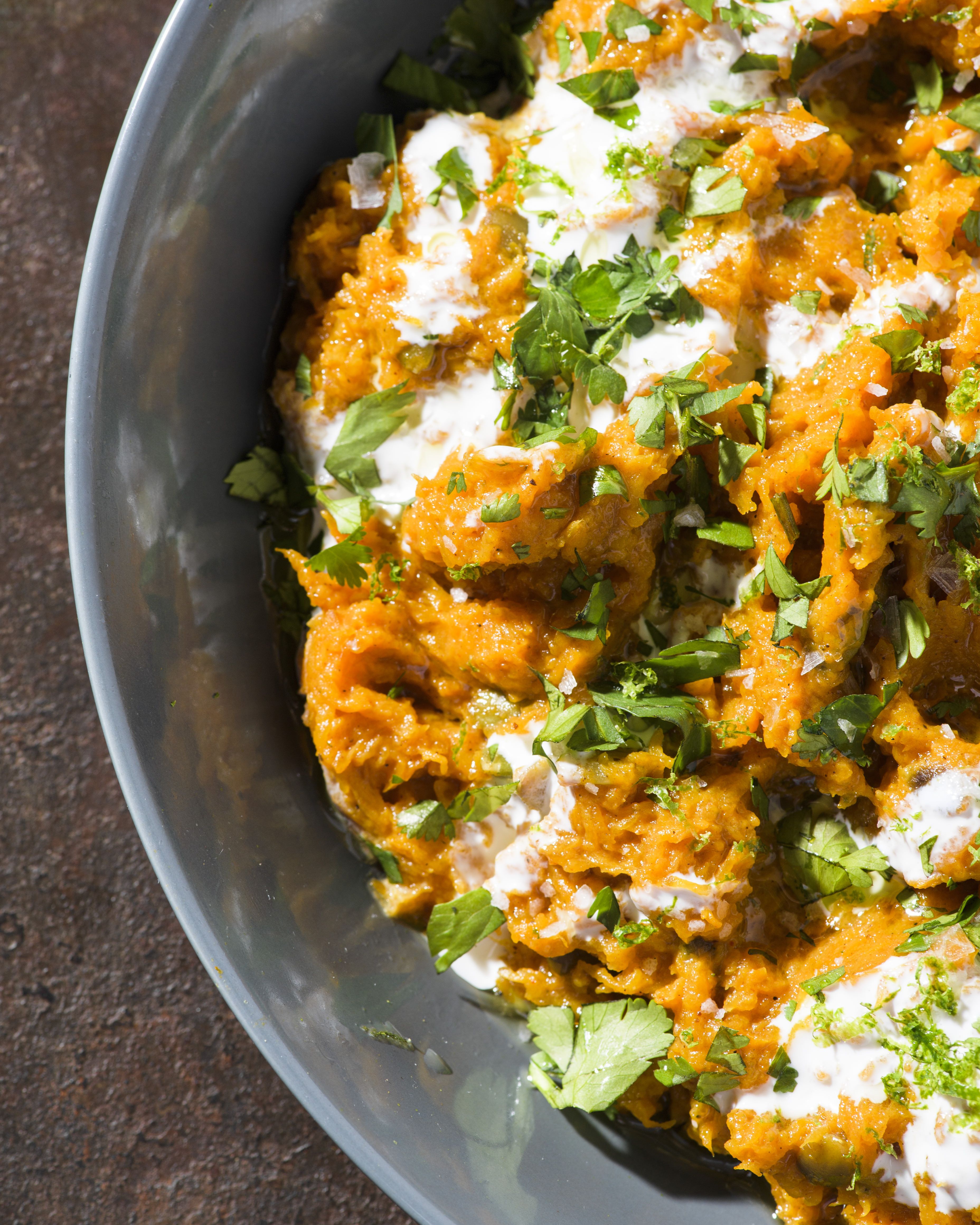 Mashed Butternut Squash with Cumin and Chili