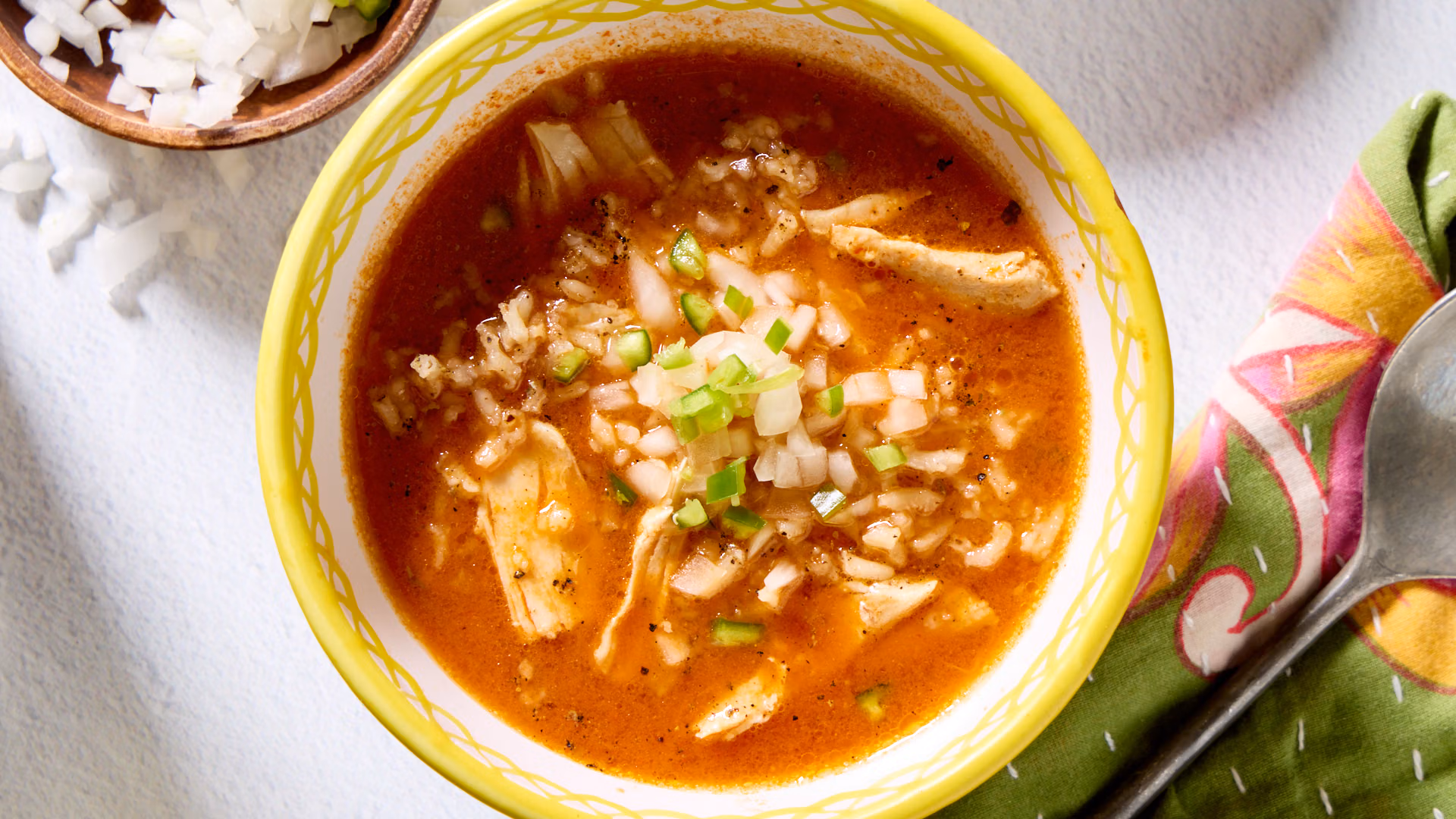 Oaxacan Chicken and Rice Soup