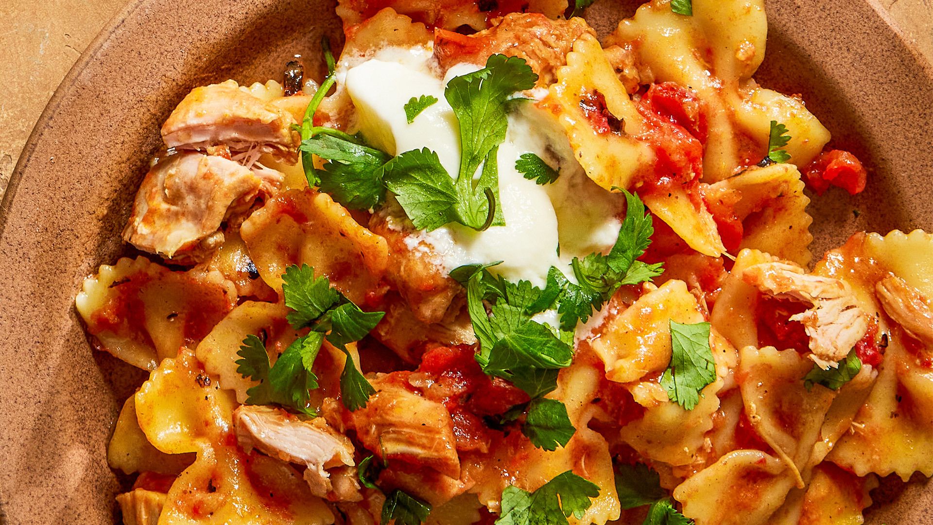 Tomato Masala Pasta with Chicken | Christopher Kimball’s Milk Street | Recipes, TV and Cooking Tips