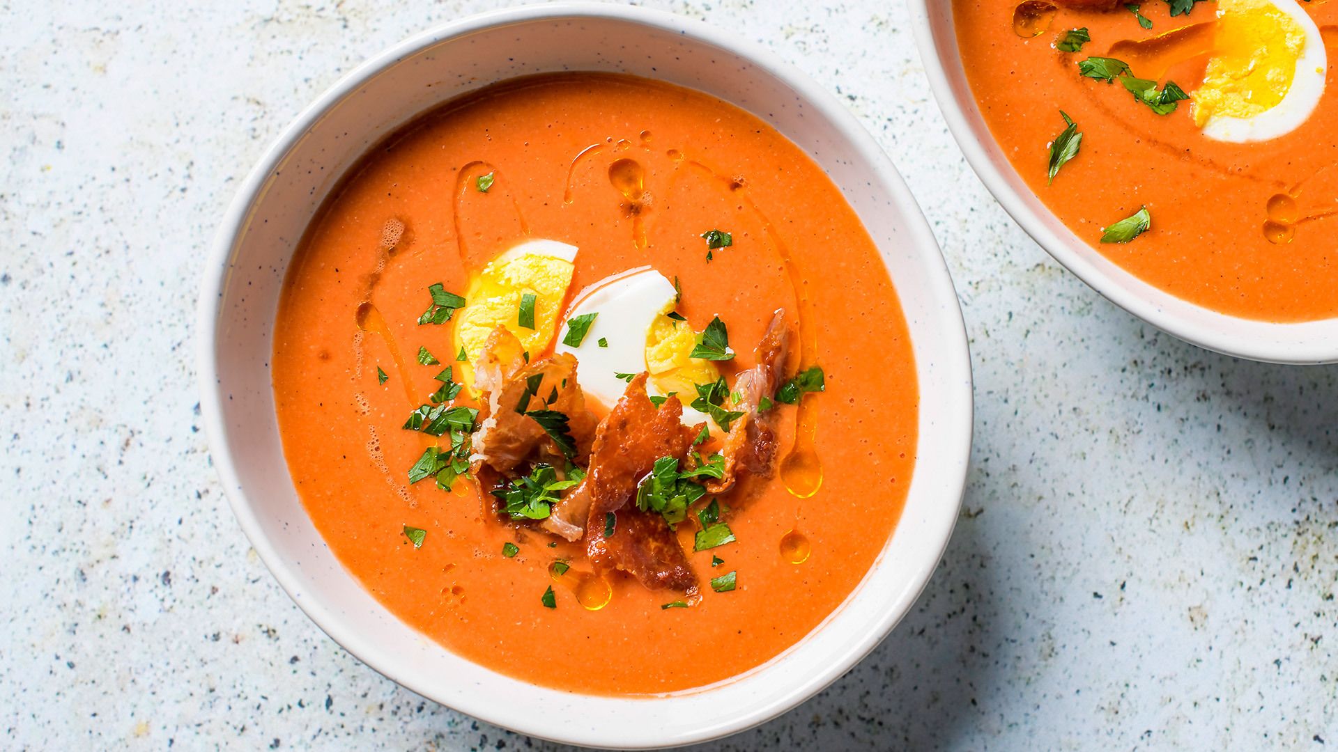 Andalusian Tomato and Bread Soup (Salmorejo) | Christopher Kimball’s Milk Street | Recipes, TV and C