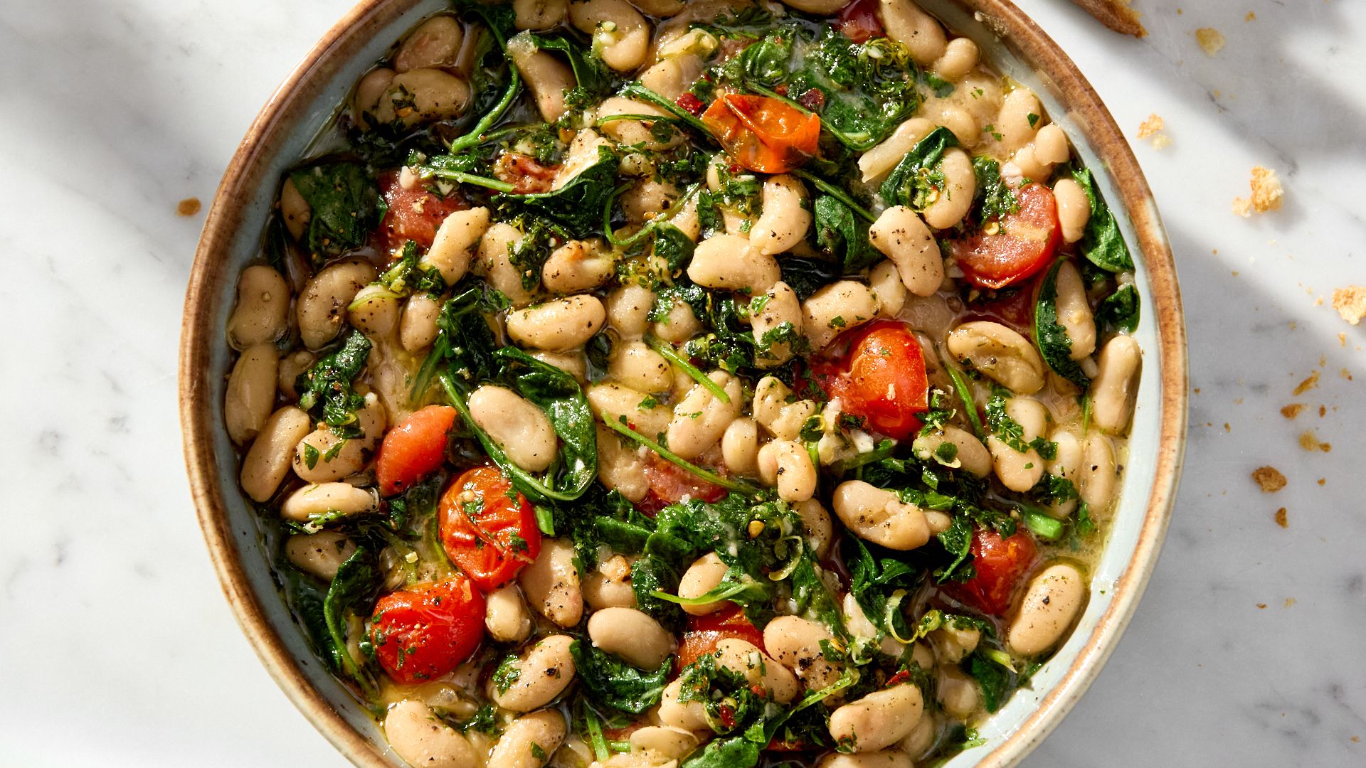 Salmoriglio Beans and Greens