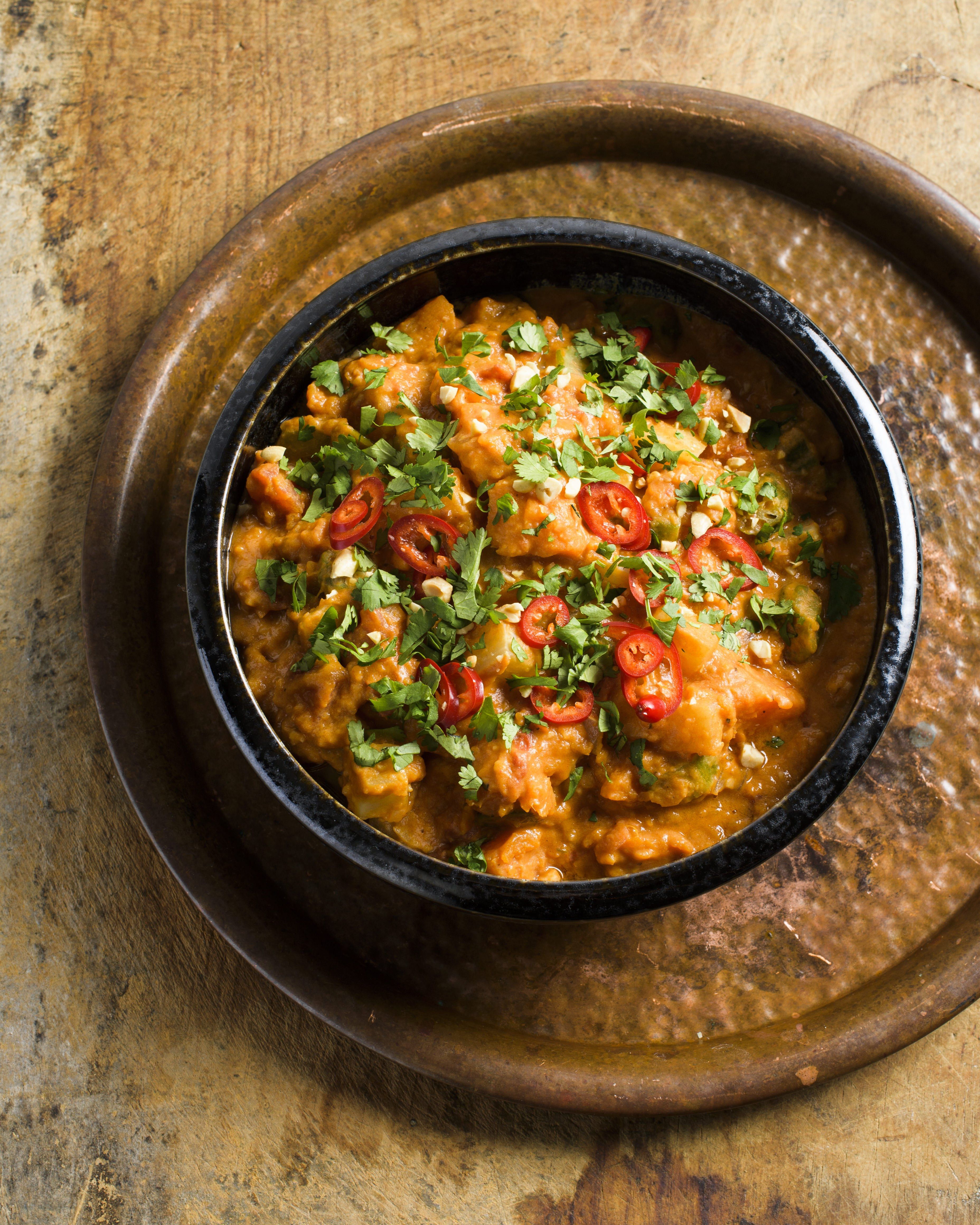 Spicy Peanut and Vegetable Stew