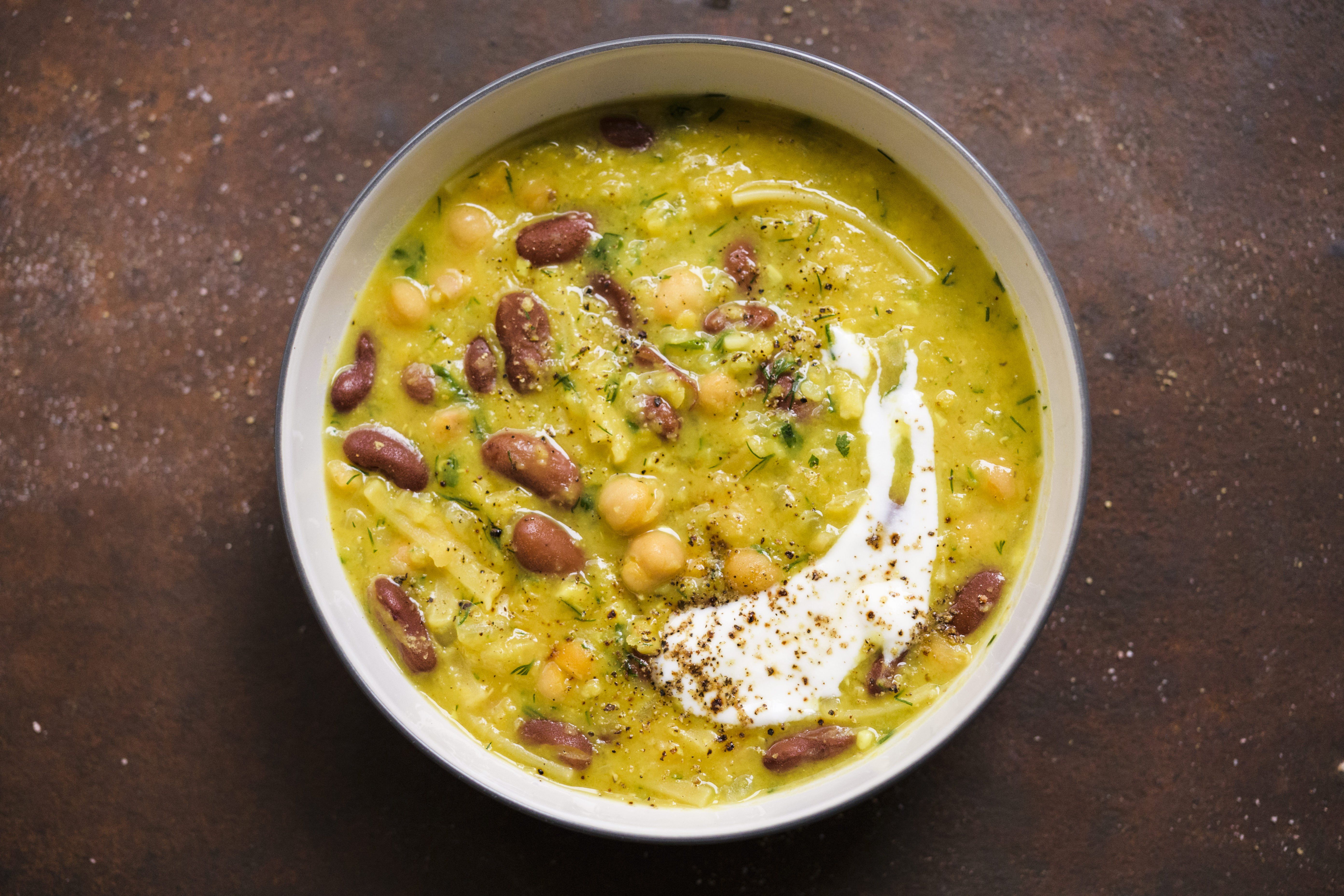 Cilantro-Dill Bean and Noodle Soup | Christopher Kimball’s Milk Street | Recipes, TV and Cooking Tip