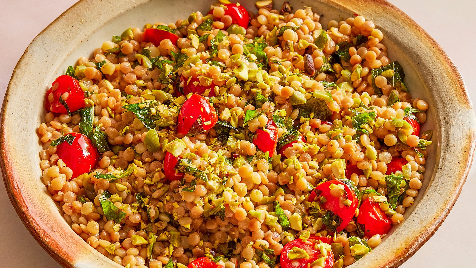 Tomato-Harissa Toasted Pearl Couscous with Mint | Christopher Kimball’s Milk Street | Recipes, TV an