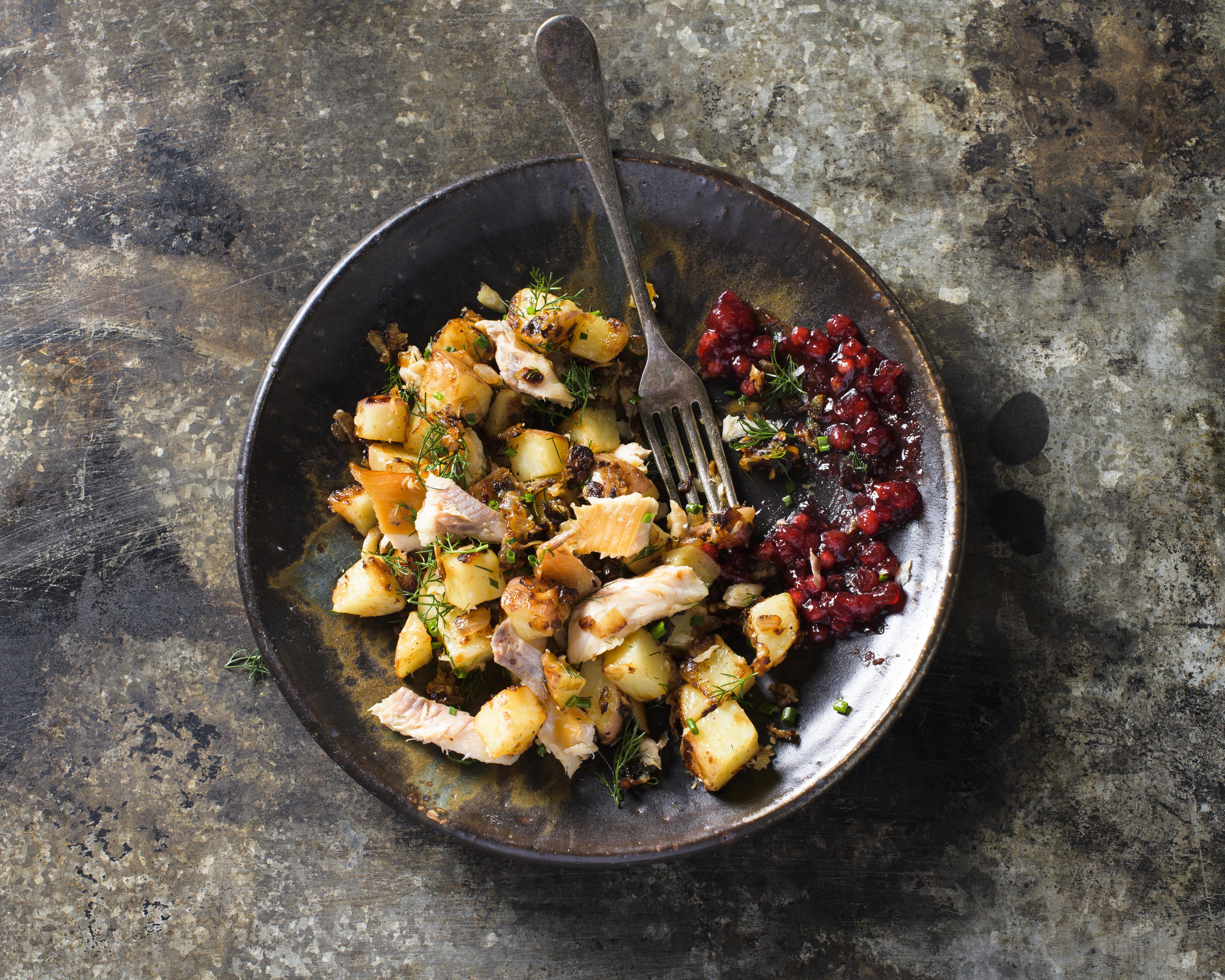 Potato, Celery Root and Smoked Trout Hash | Christopher Kimball’s Milk ...