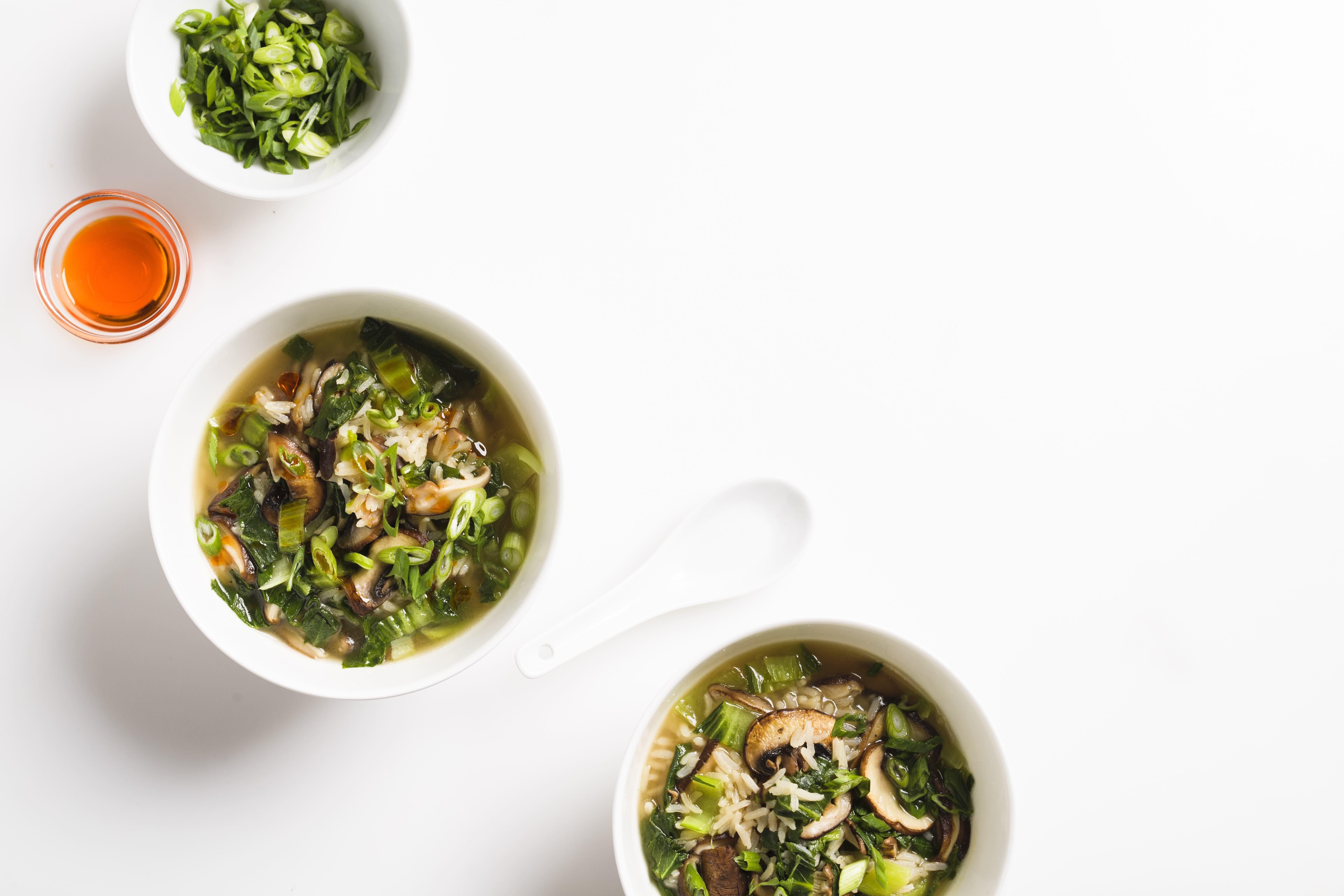 Soupy Rice with Mushrooms and Greens | Christopher Kimball’s Milk ...