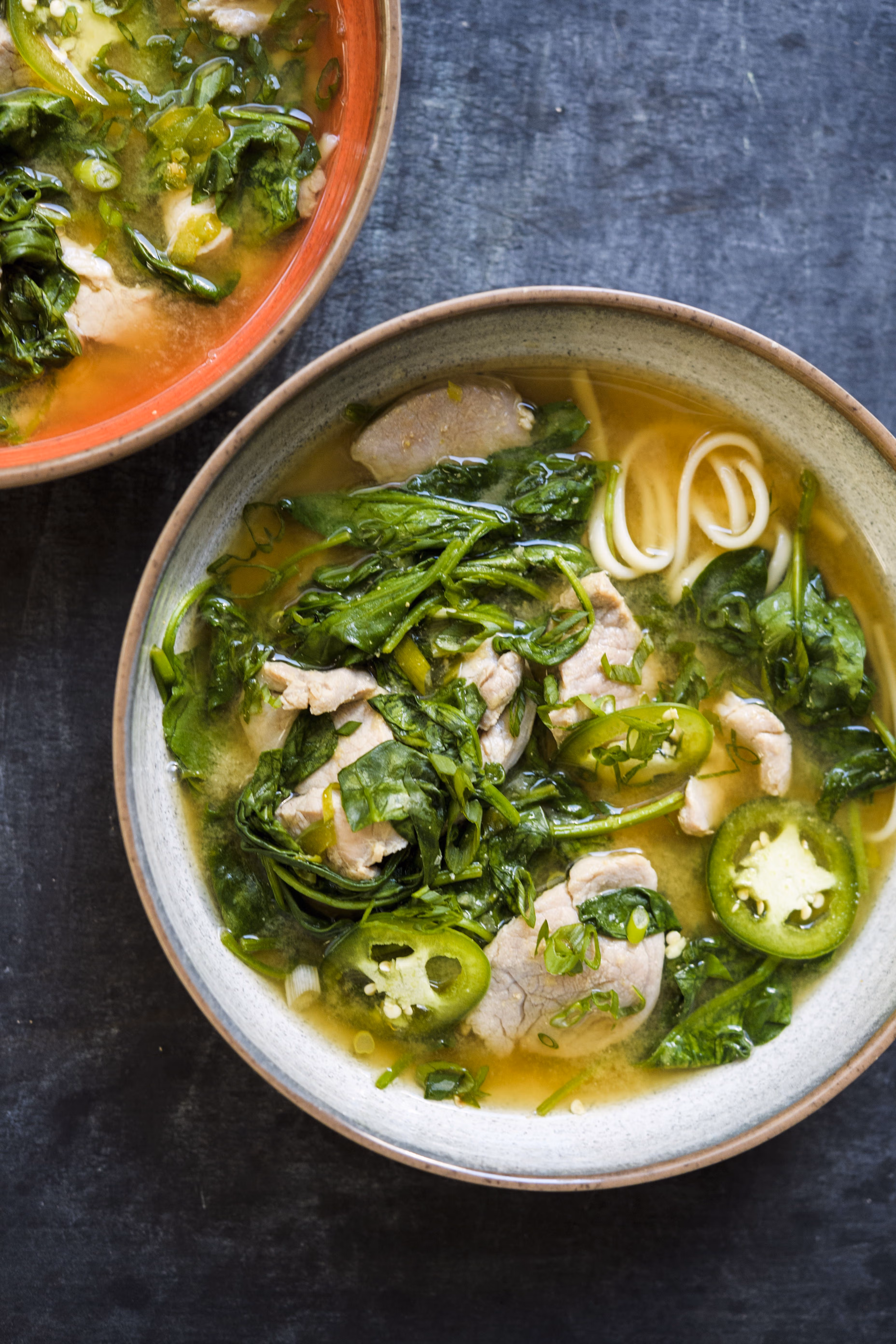 Miso-Marinated Pork and Noodle Soup