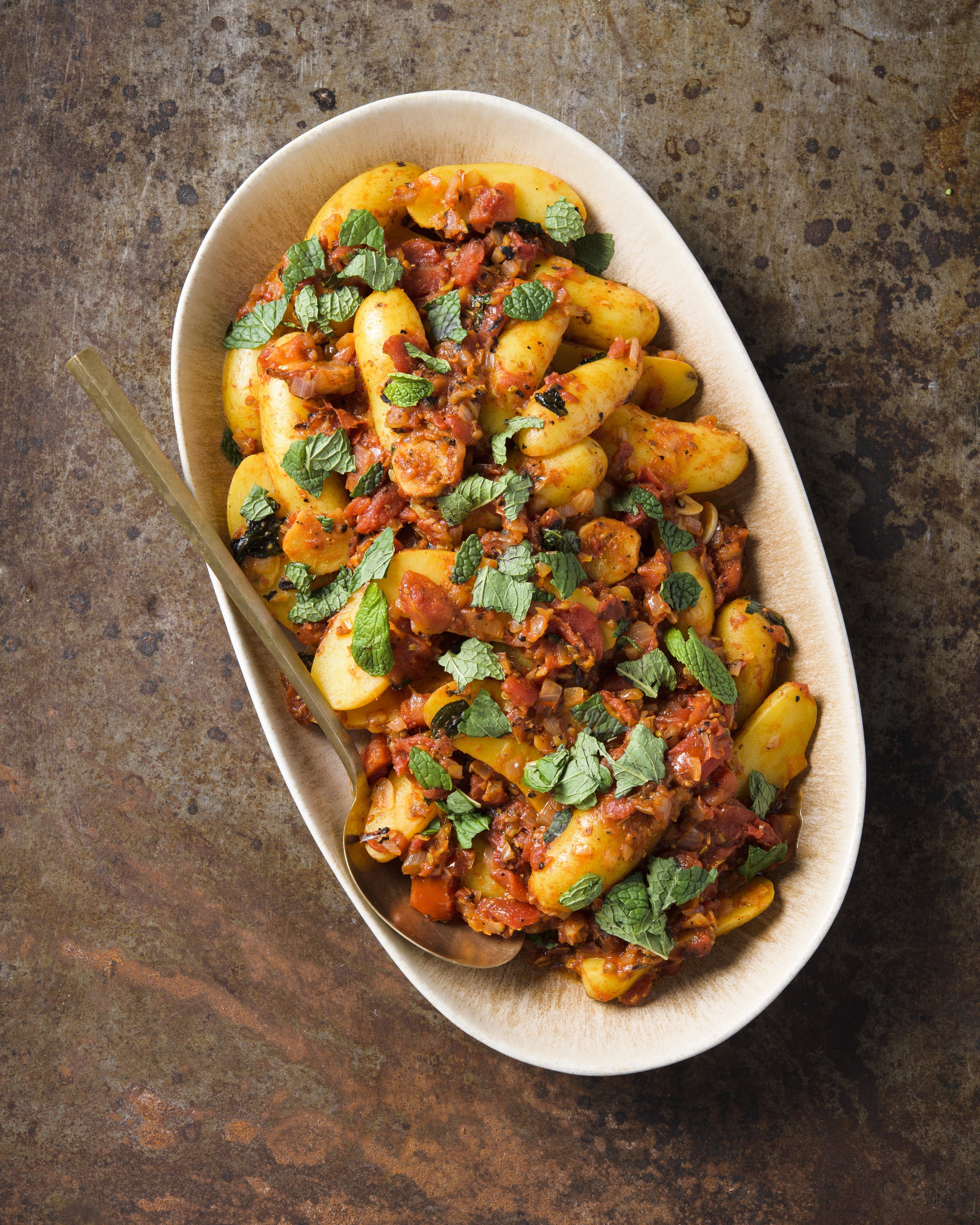 Fingerling Potato Curry with Fire-Roasted Tomatoes | Christopher ...