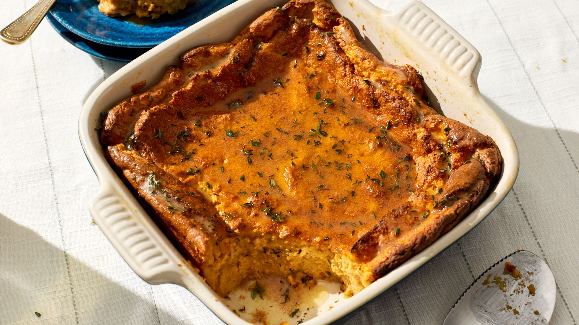 Browned Butter Sweet Potato Spoonbread