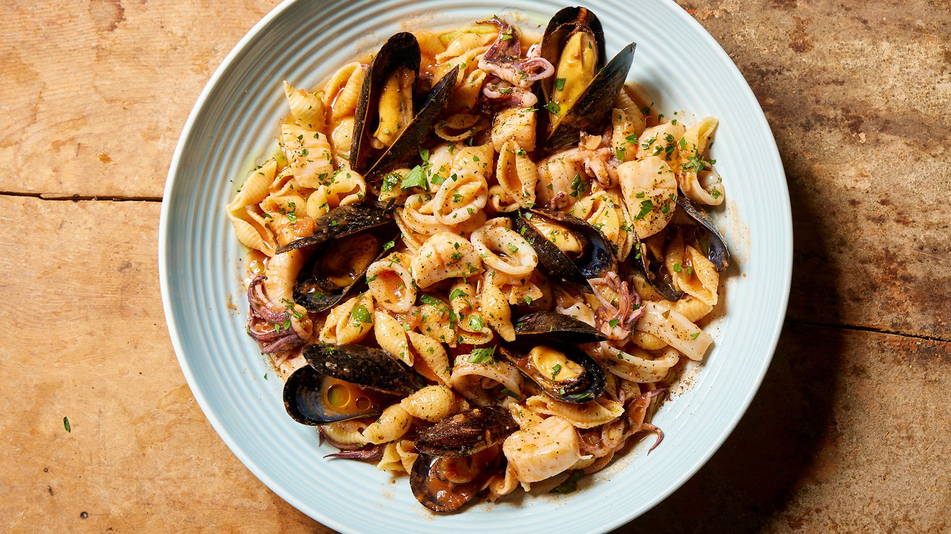 Shell Pasta with Shellfish and Tomatoes | Christopher Kimball’s Milk ...