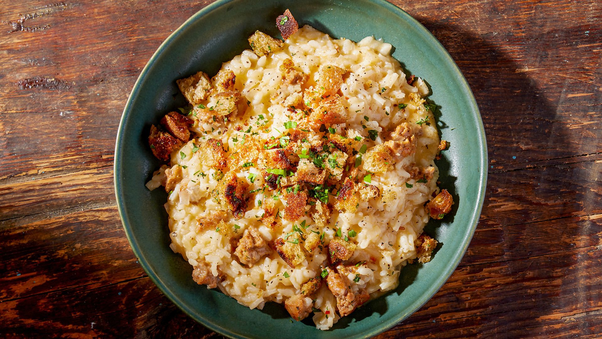 Sausage Risotto with Herbed Breadcrumbs | Christopher Kimball’s Milk ...