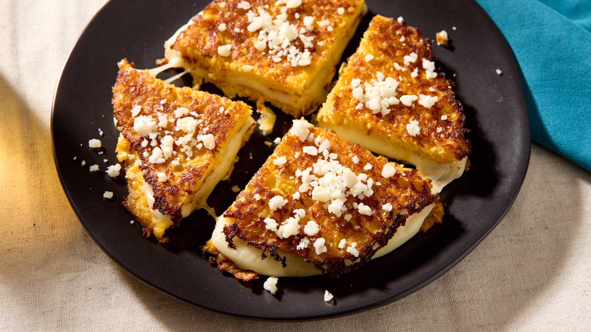 Venezuelan Cheese-Filled Corn Pancakes (Cachapas)