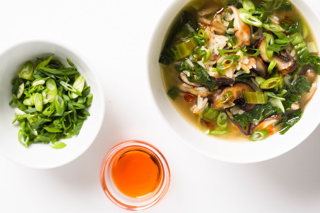 Soupy Rice with Mushrooms and Greens | Christopher Kimball’s Milk ...