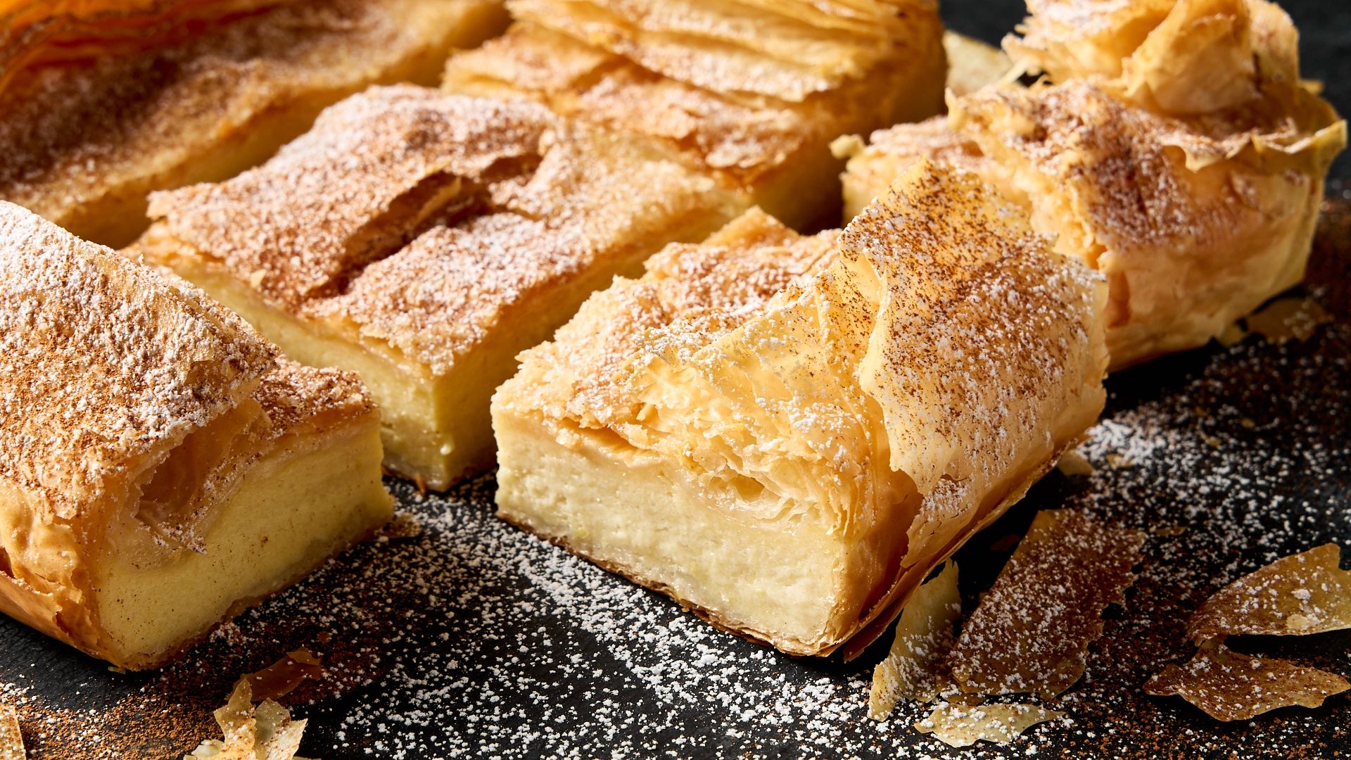 Greek Phyllo and Cream “Pie” (Bougatsa me Krema)