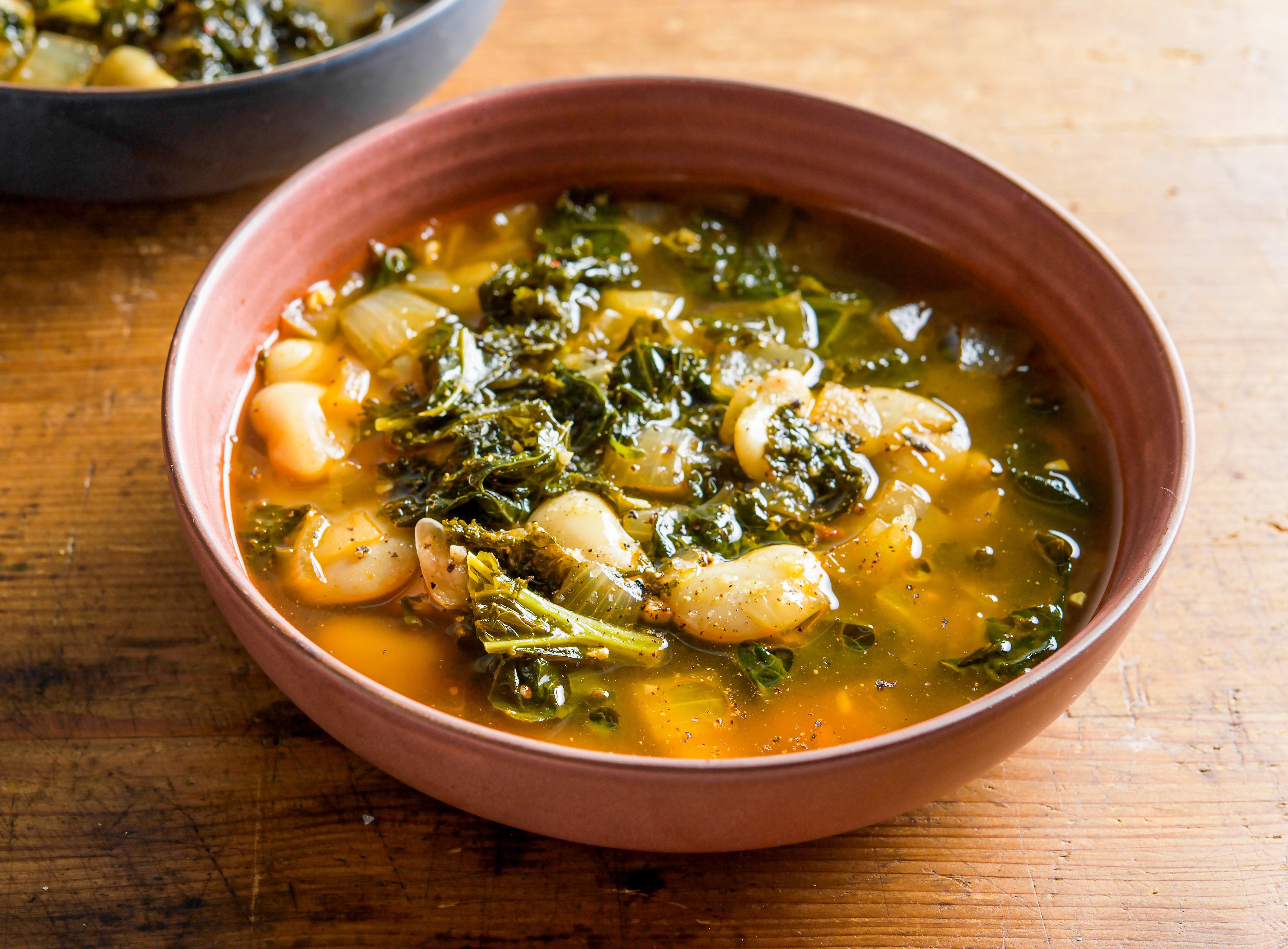Kale and White Bean Soup with Smoked Paprika and Olive Oil