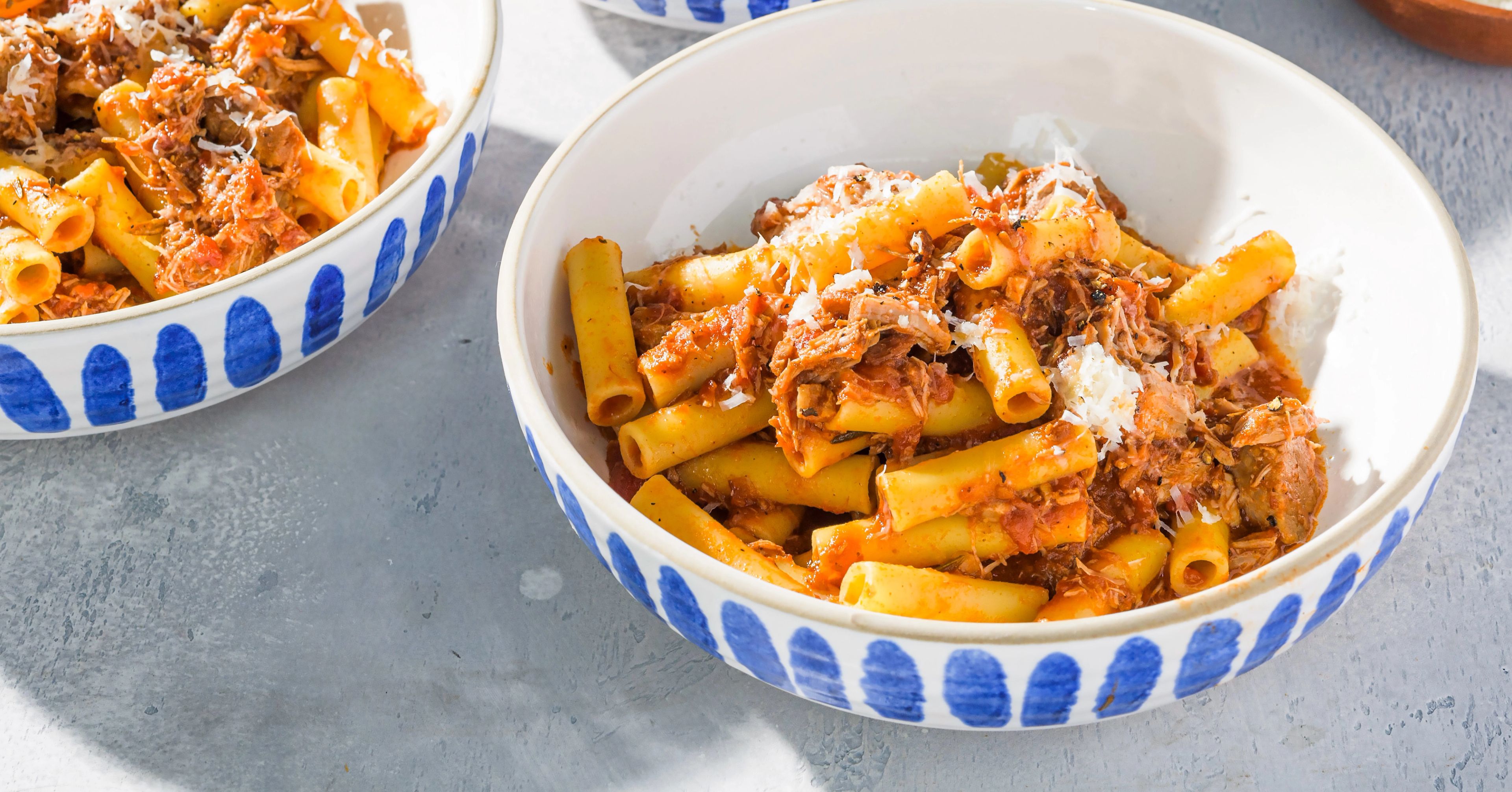 Pasta with Oven-Braised Pork and Rosemary Ragù