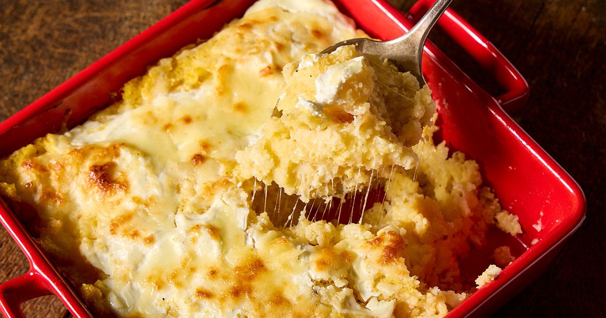 Romanian Baked Polenta with Sour Cream and Cheese | Christopher Kimball ...