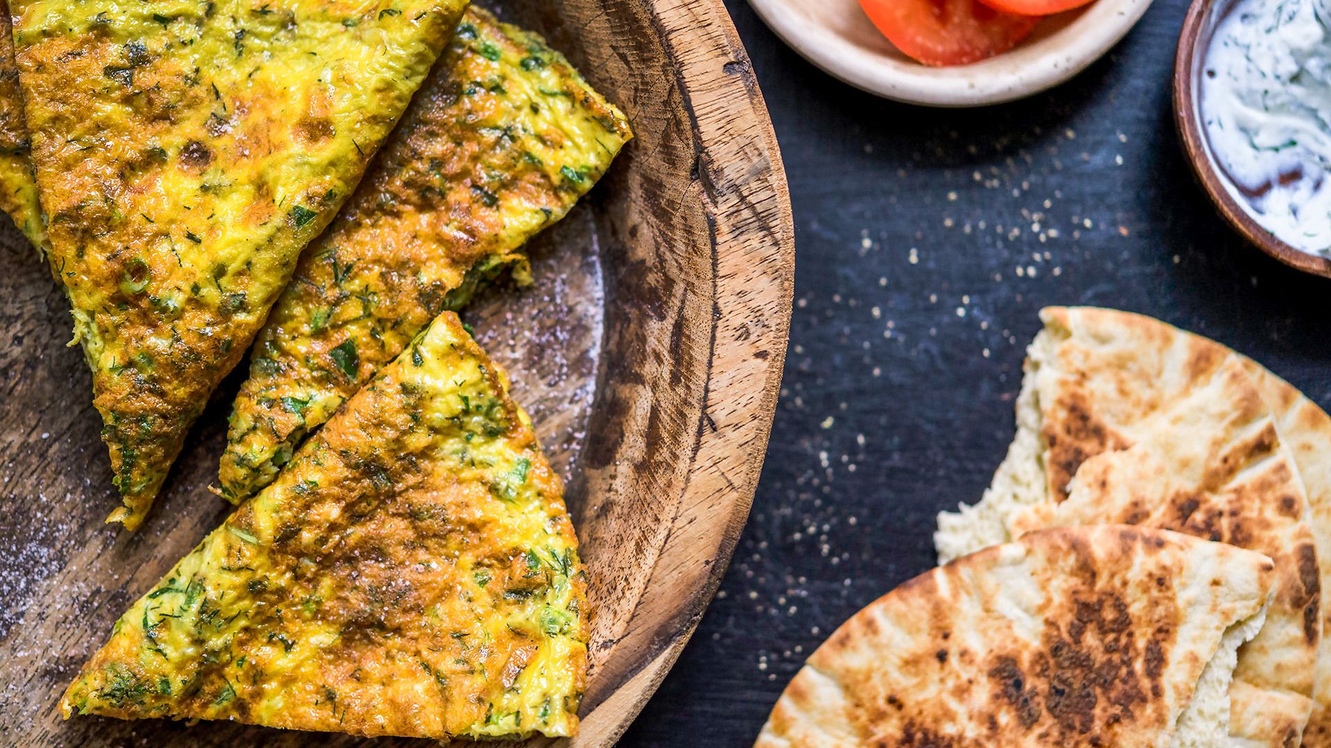Palestinian Crispy Herb Omelet | Christopher Kimball’s Milk Street | Recipes, TV and Cooking Tips